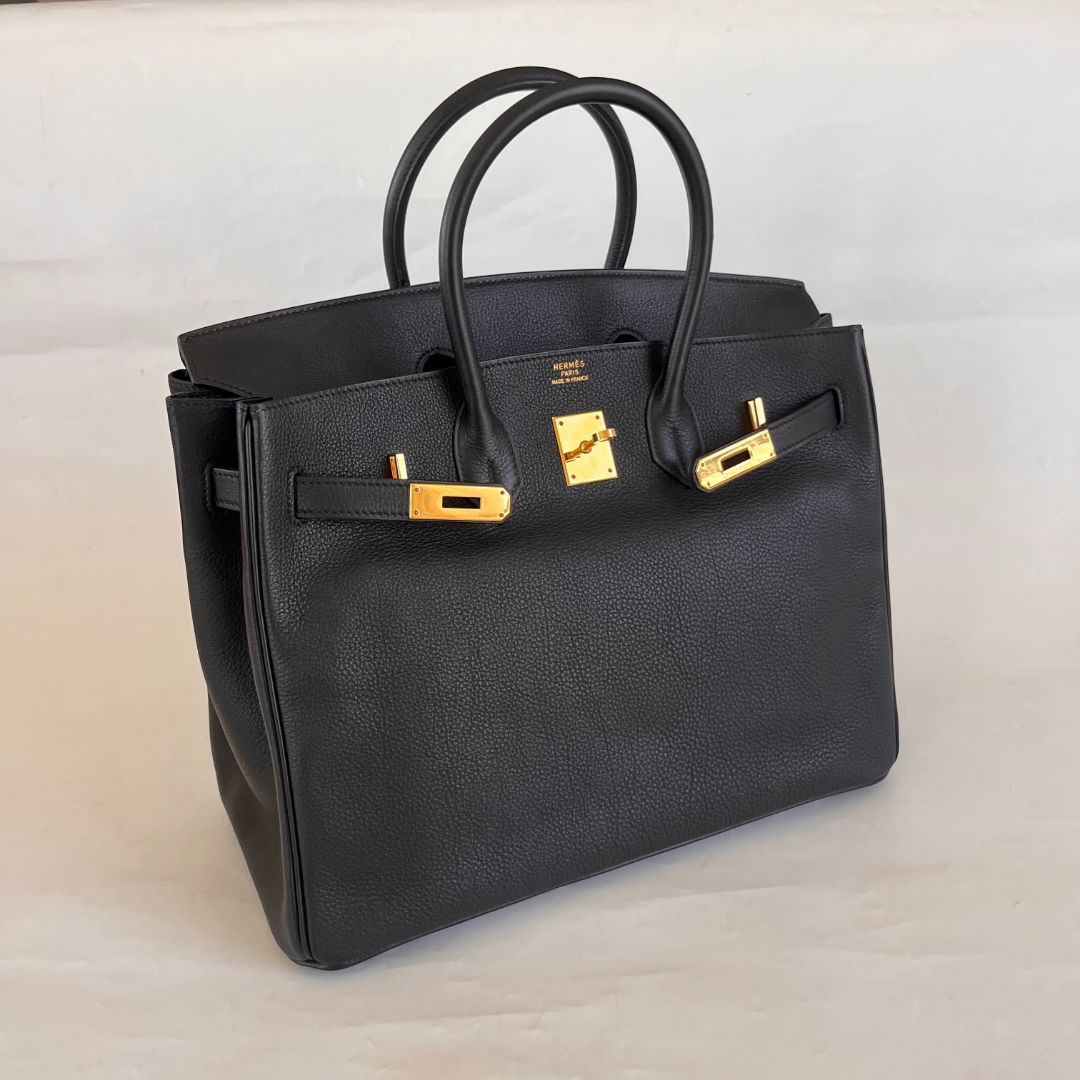 Hermès Togo Leather Black Birkin 35