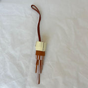 Hermes Pain D'épice Mauve Pâle Sienne Nata Blanc De Sac Chouette Bag Charm