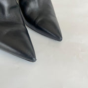 Saint Laurent black leather opyum boots, 41