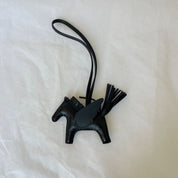 Hermès Black Rodeo Pegase PM Charm