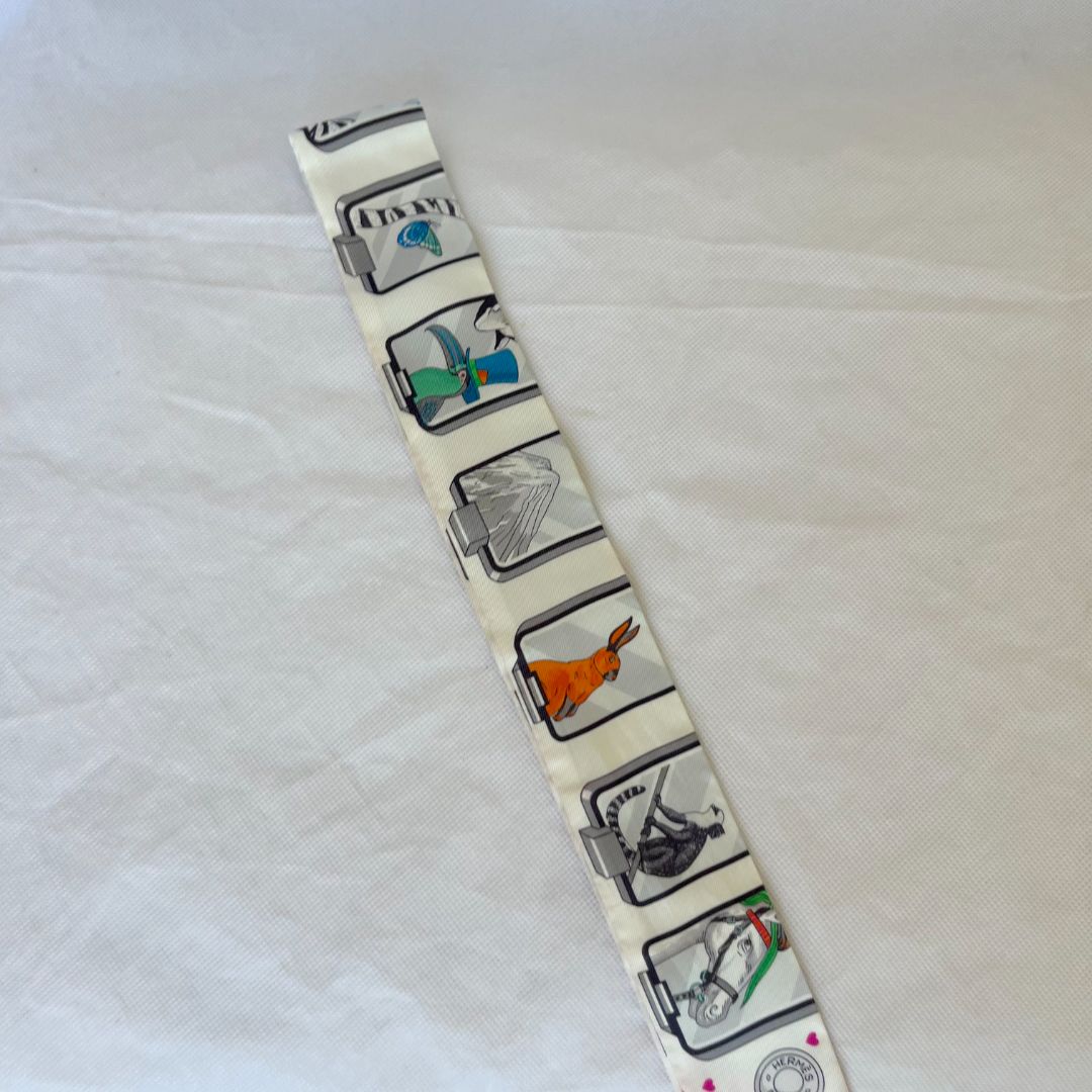 Hermes Multicolor Story Twilly