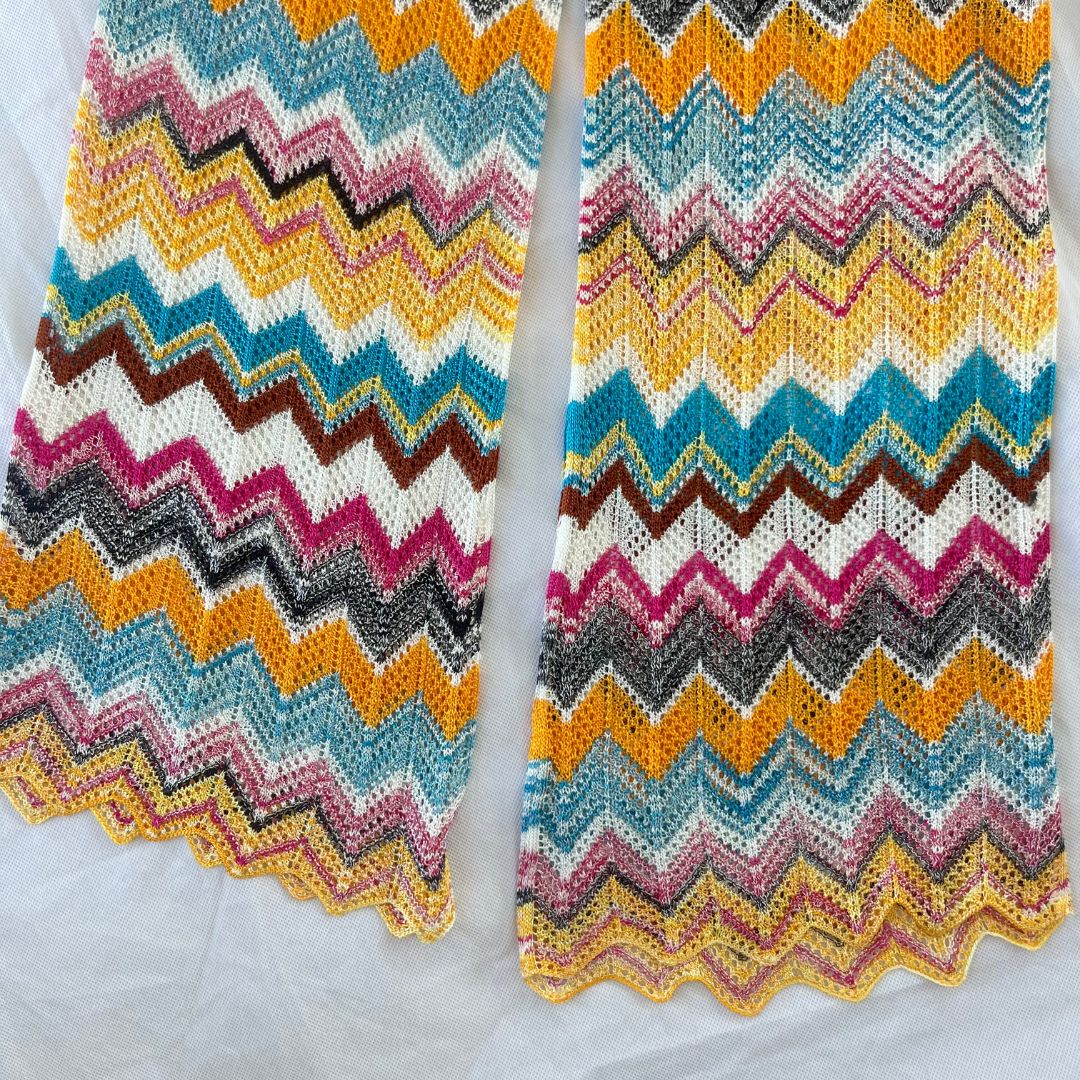 Missoni Multicolor crochet trousers