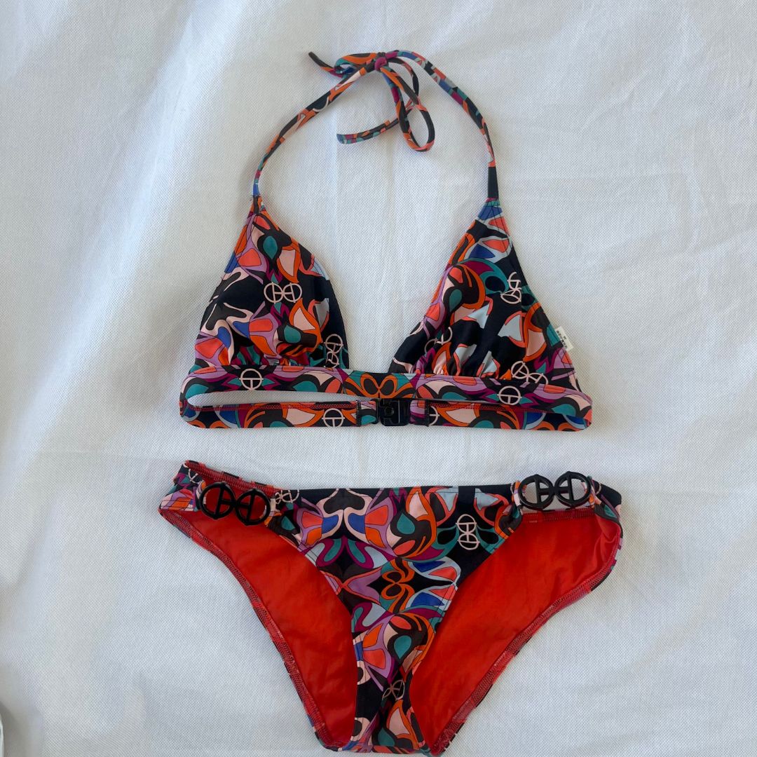 Hermès Multicolor Two Piece Bikini