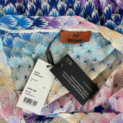 Missoni Multicolor Short Lace-effect Cover Up Kaftan w/ Lurex