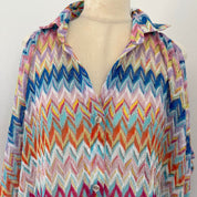 Missoni Multicolor Space-Dyed Cover Up Top