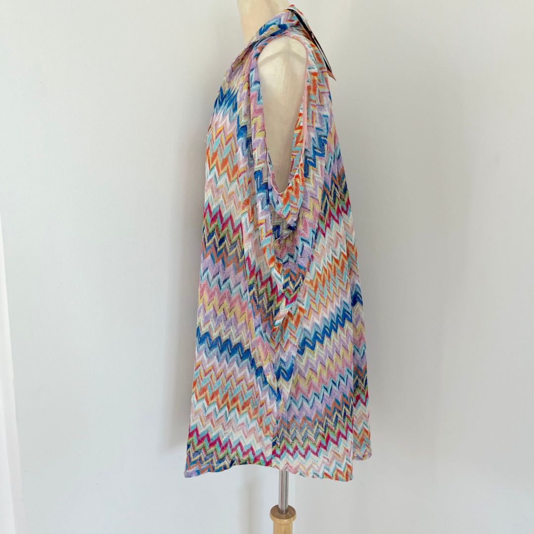 Missoni Multicolor Space-Dyed Cover Up Top