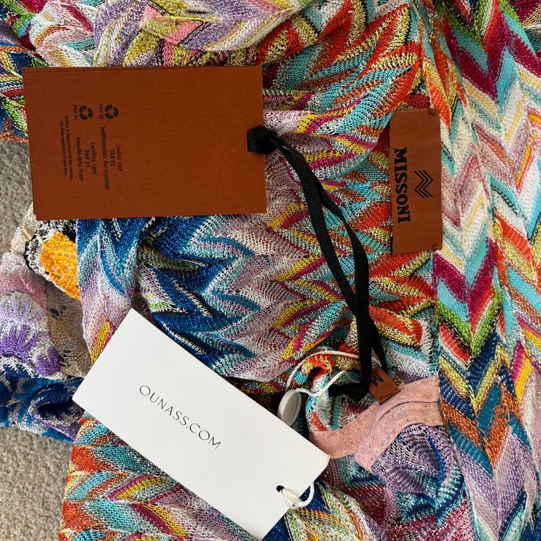 Missoni Multicolor Space-Dyed Cover Up Top