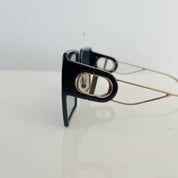 Christian Dior Black 30 Montaigne Oversized Square Sunglasses