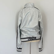 Dolce & Gabbana Metallic Silver Tack Jacket