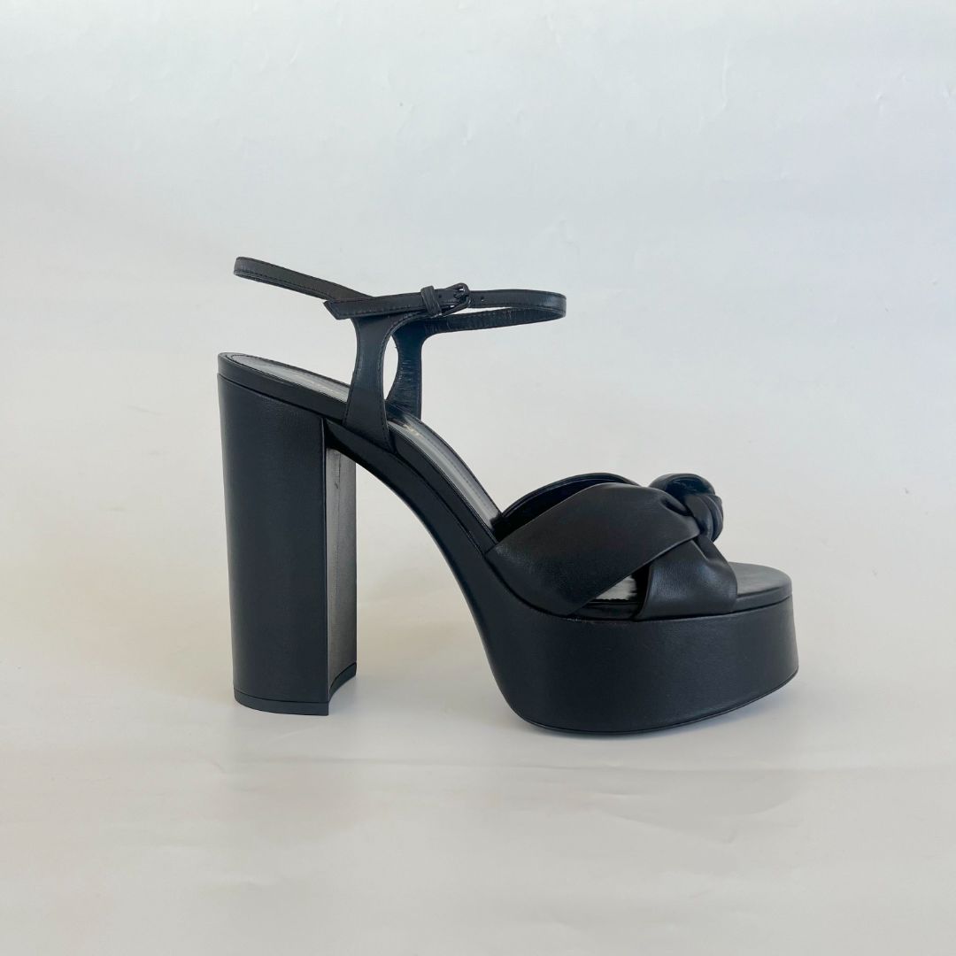 Saint Laurent Bianca Platform Sandals, 39
