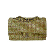 Chanel Tweed Multicolor CC Medium Flap Bag