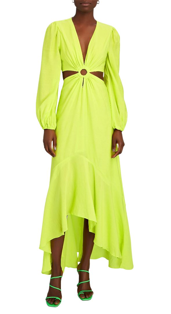 white christmas dresses Jonathan Simkhai Jaelynn Cut-Out Dress - BOPF