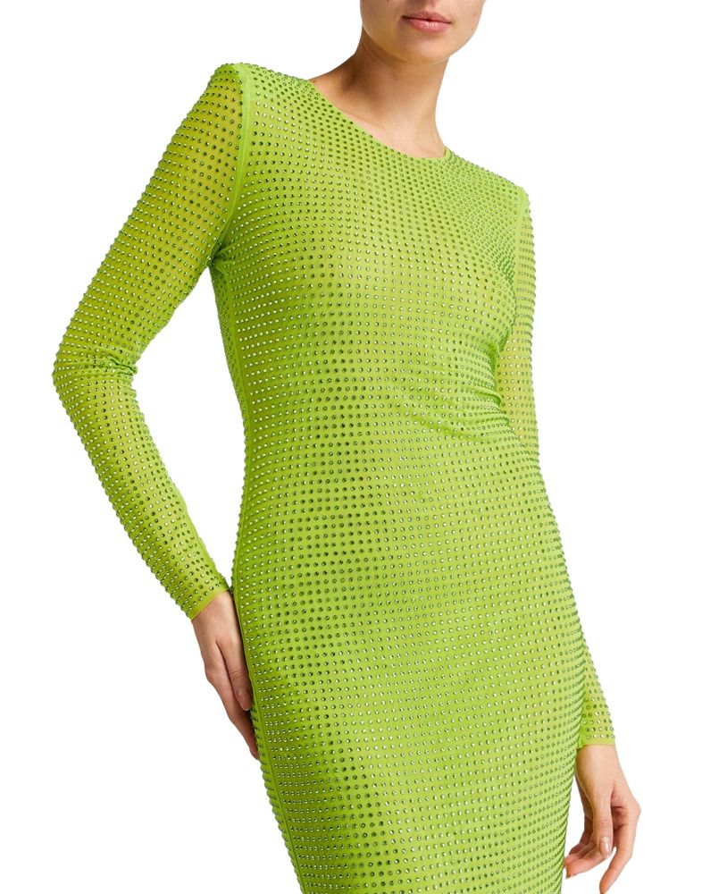Self-Portrait Crystal-Embellished GG Midi Dress - BOPF