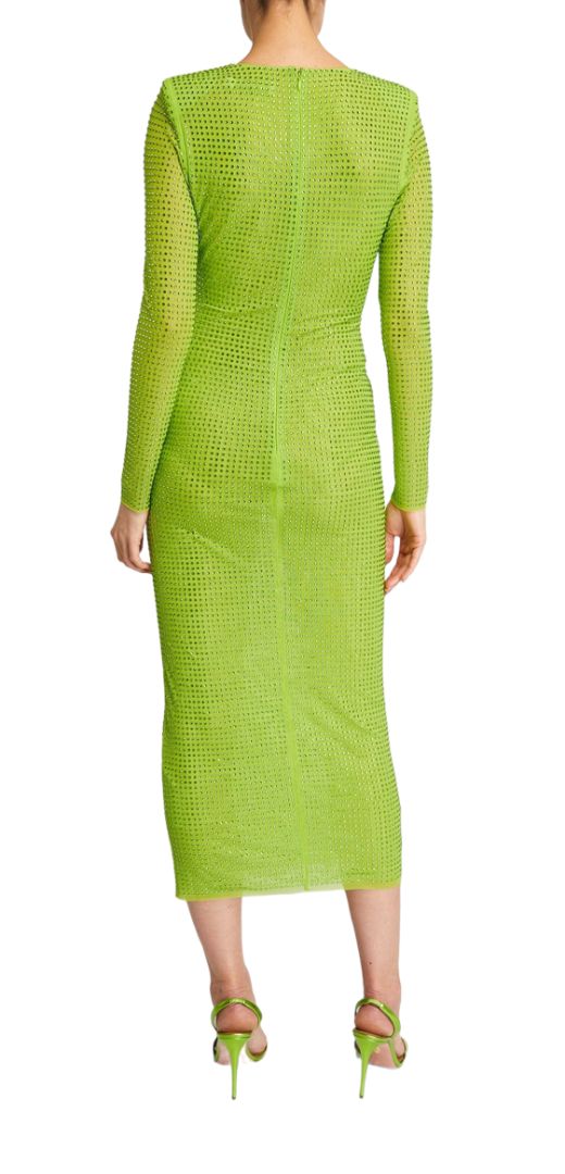Self-Portrait Crystal-Embellished GG Midi Dress - BOPF | Business of Preloved Fashion Self-Portrait Crystal-Embellished GG Midi Dress - BOPF | Business of Preloved Fashion