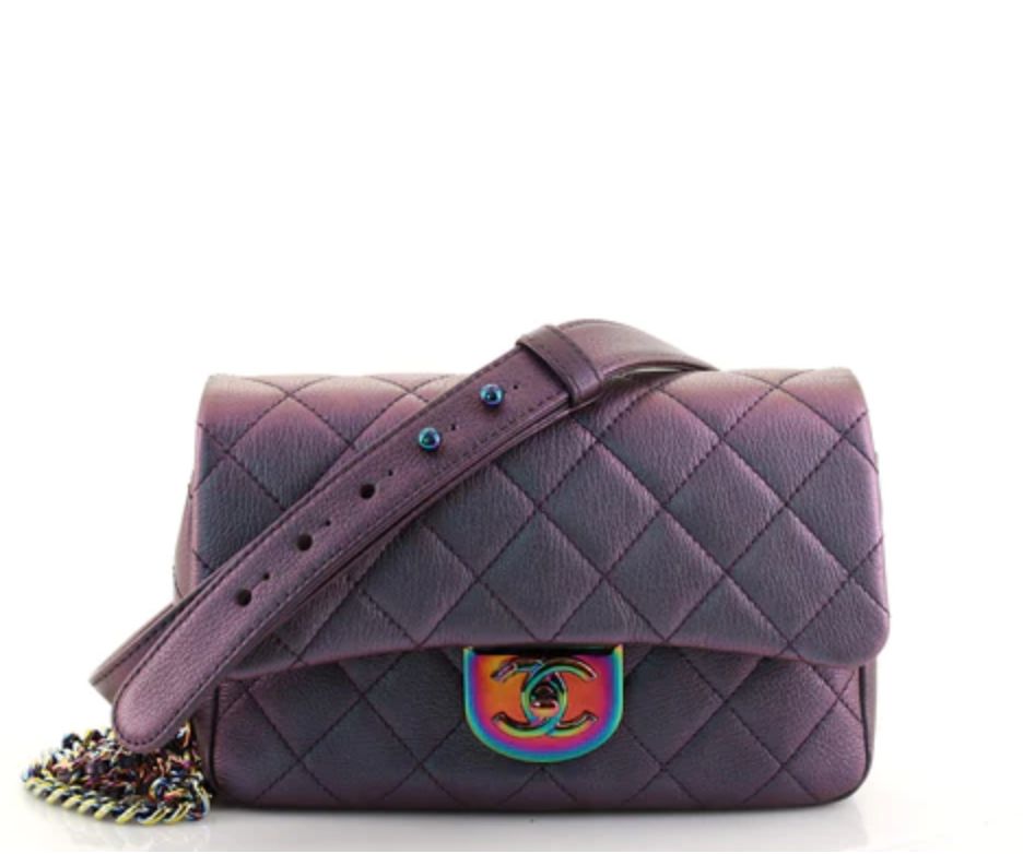 Chanel iridescent 5 in 1 Flap Bag