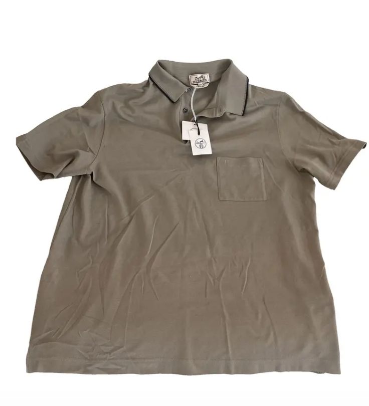 Hermès Grey Polo XXL Shirt