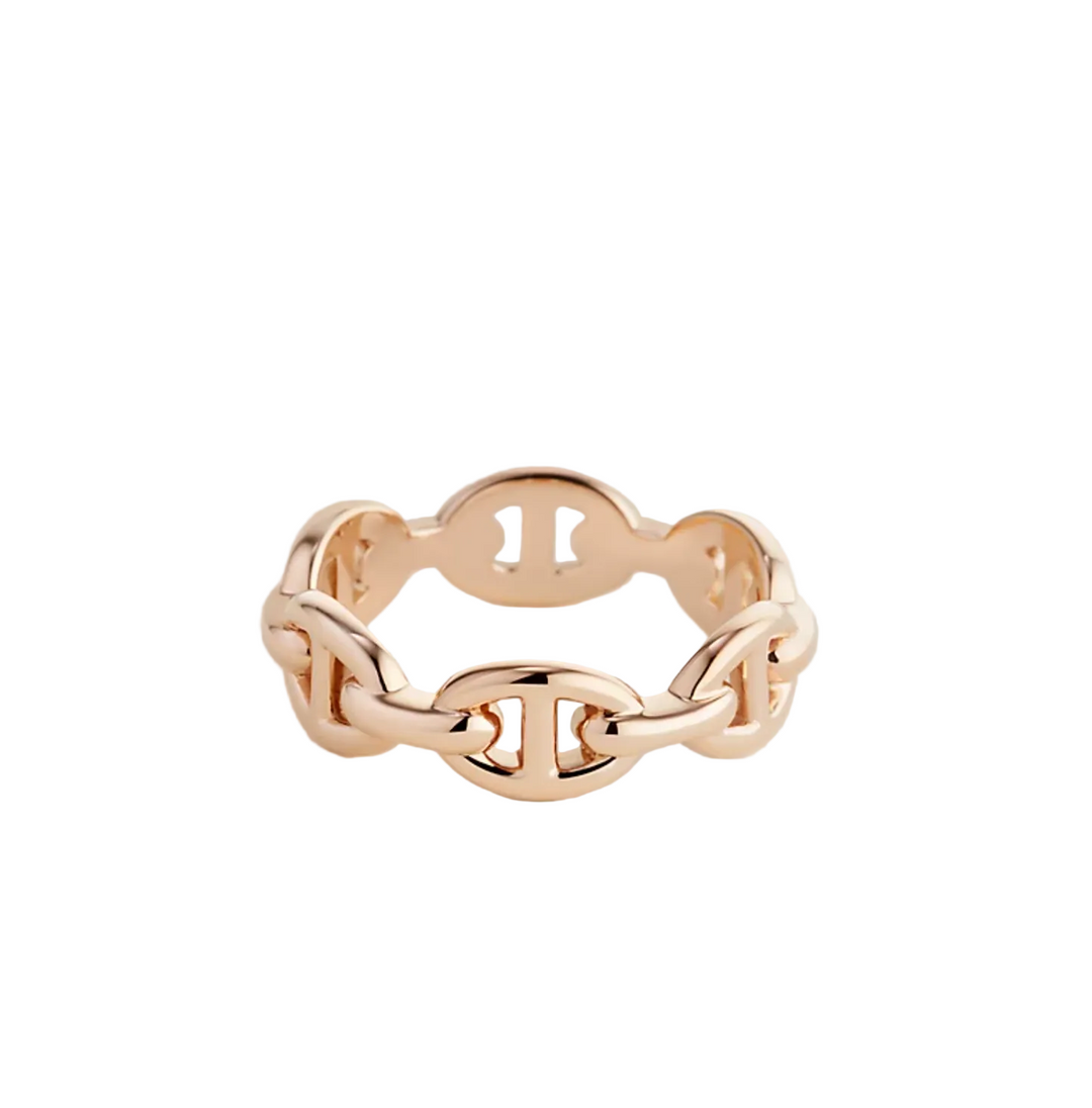 Hermès Chaine d'ancre Enchainee ring, small model
