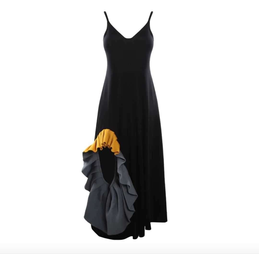 Loewe Ruffle Knit Midi Dress - BOPF