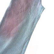 Chanel 24C blue gradient wide-leg jeans trousers