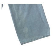 Chanel 24C blue gradient wide-leg jeans trousers