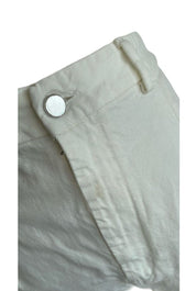 Loulou Studio White Denim Wide Legs Pants