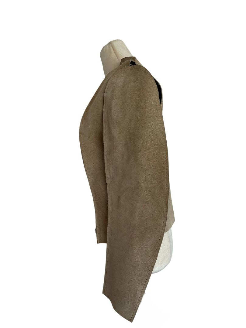 Maison Martin Magela x H&M Brown Leather Jacket