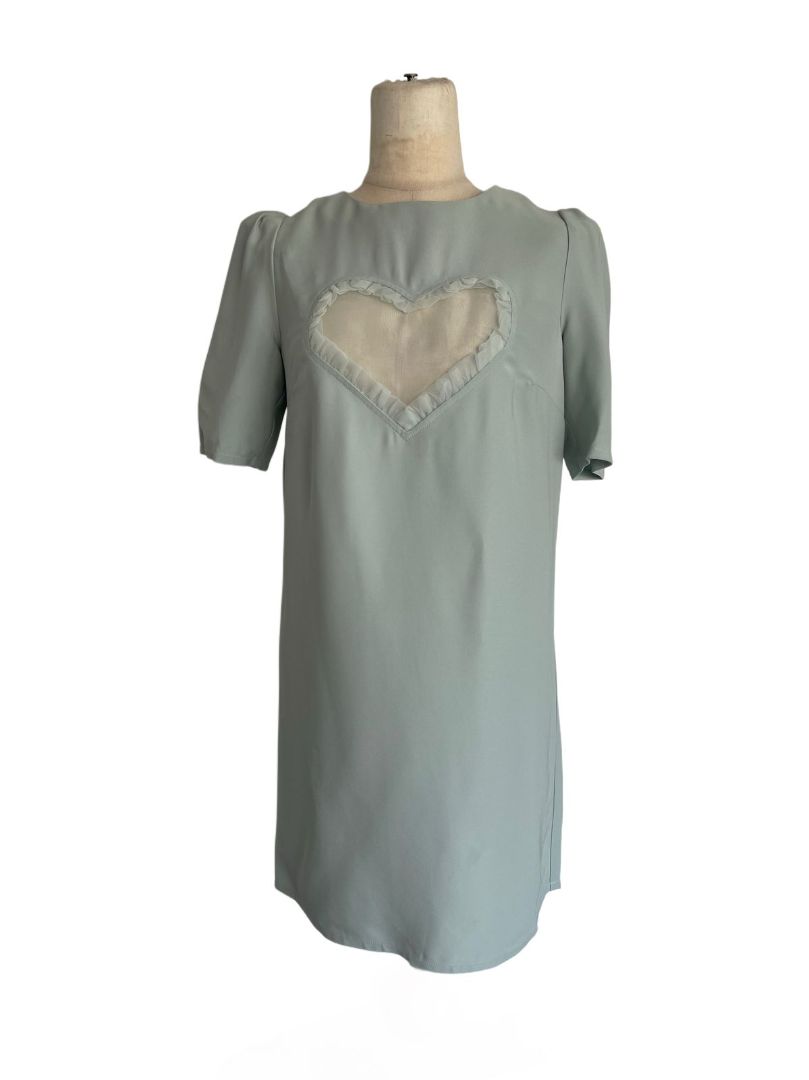 Elisabetta Franchi Sage Green Short Dress