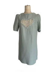 Elisabetta Franchi Sage Green Short Dress