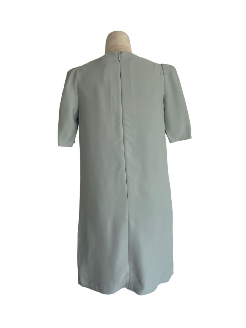 Elisabetta Franchi Sage Green Short Dress - BOPF | Business of Preloved Fashion Elisabetta Franchi Sage Green Short Dress - BOPF | Business of Preloved Fashion