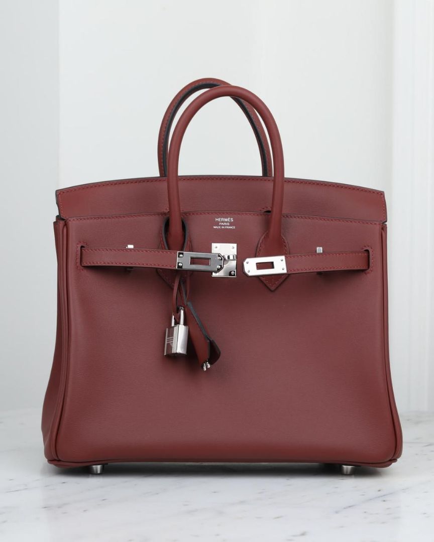 Hermès Birkin 25 Swift Rouge H PHW