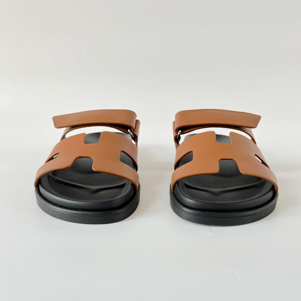 Hermès Gold Chypre Sandal, 37.5