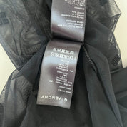 Givenchy black longsleeve 4G sheer bodysuit