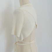 Jacquemus Wrap Crop Top