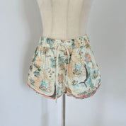 Zimmermann printed shorts with draw string