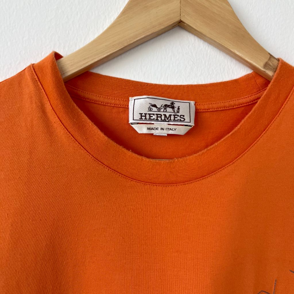 Louis Vuitton - Authenticated T-Shirt - Cotton Orange for Men, Good Condition