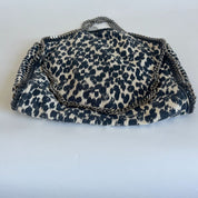 Stella McCartney animal fabric print large fallabela shoulder bag