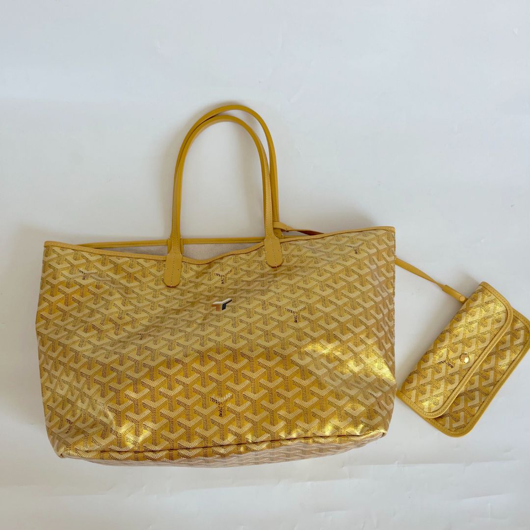 Goyard Saint Louis Gold Metallic PM Limited Edition 2021 Tote Bag