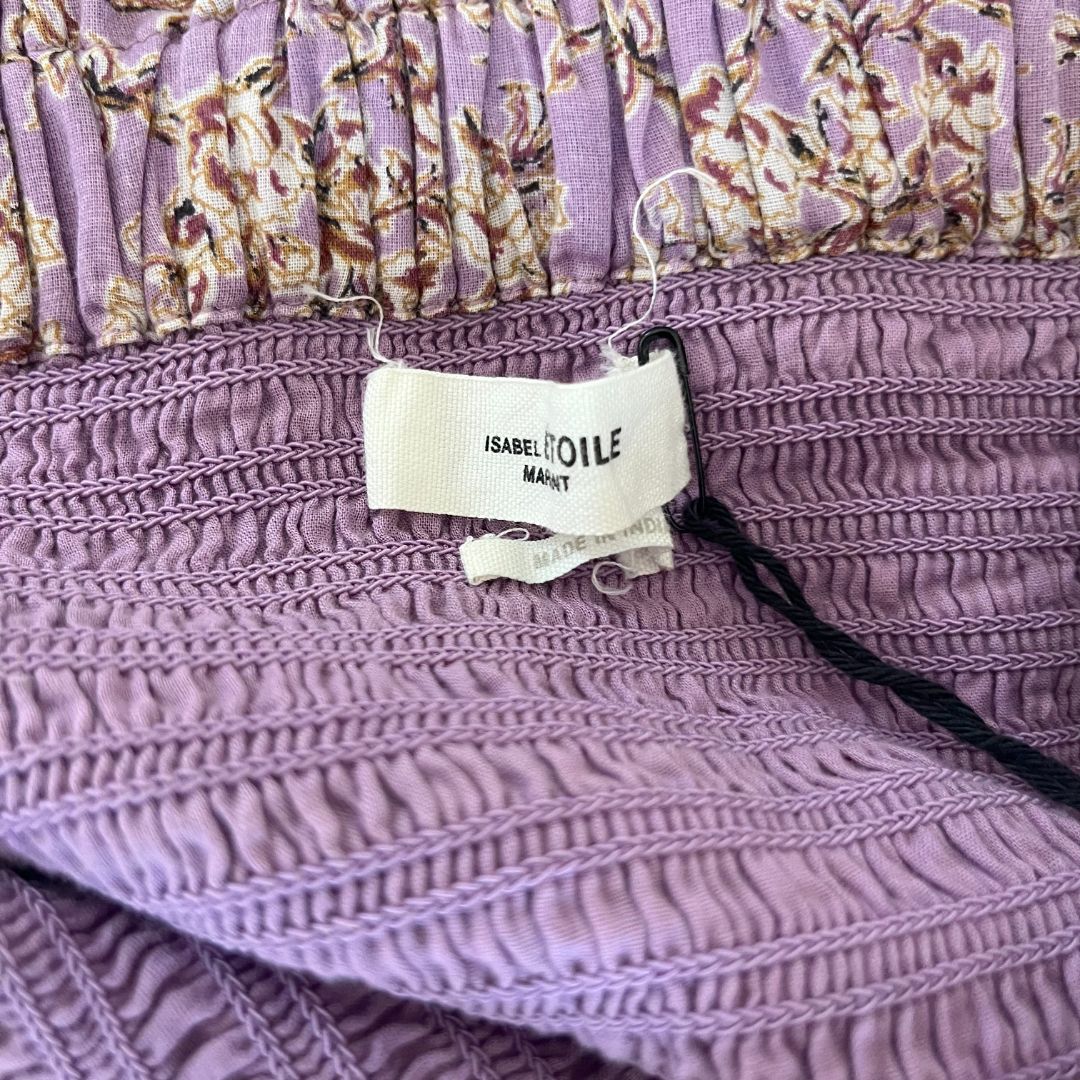 Isabel Marant Naomi floral-print ruffled miniskirt