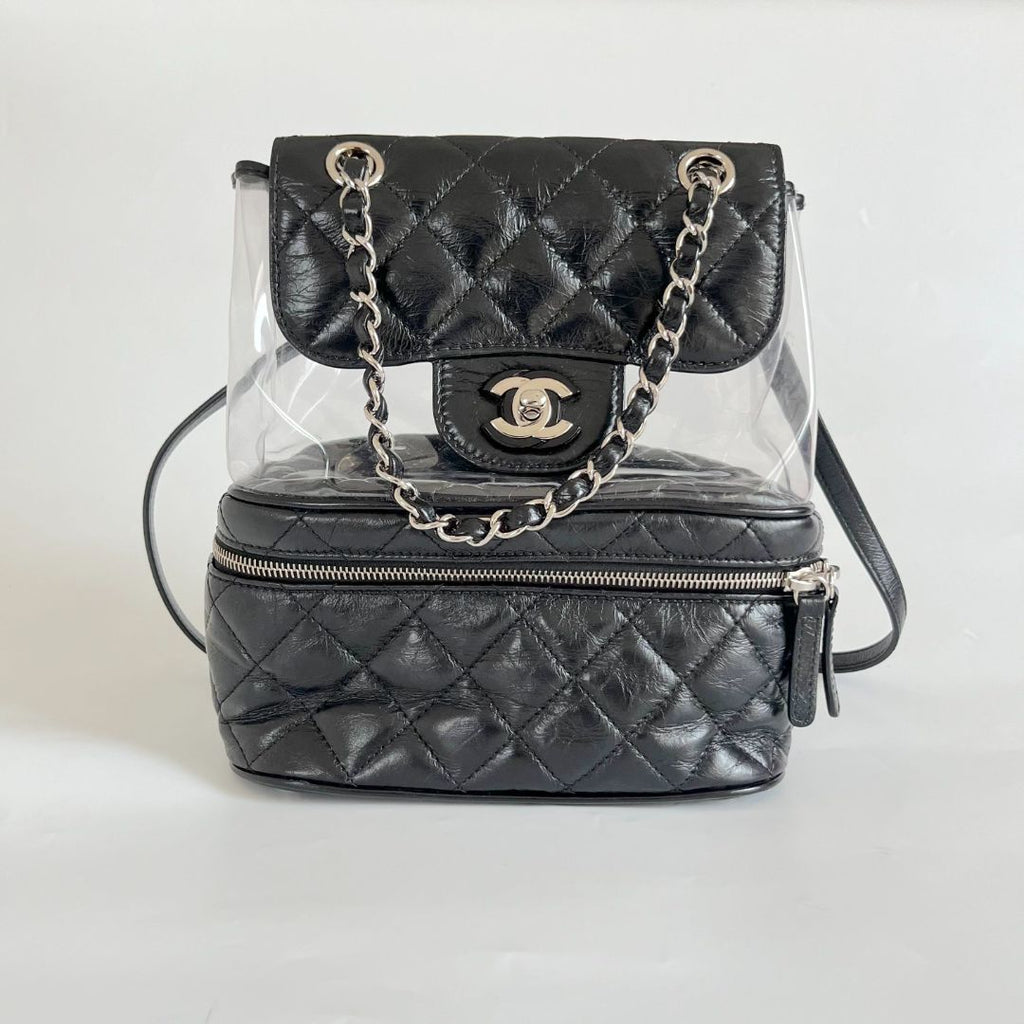 Leather backpack Chanel Black in Leather - 24969209