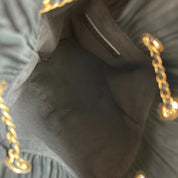 Chanel Coco Pleats Pleated Crumpled Calfskin Backpack