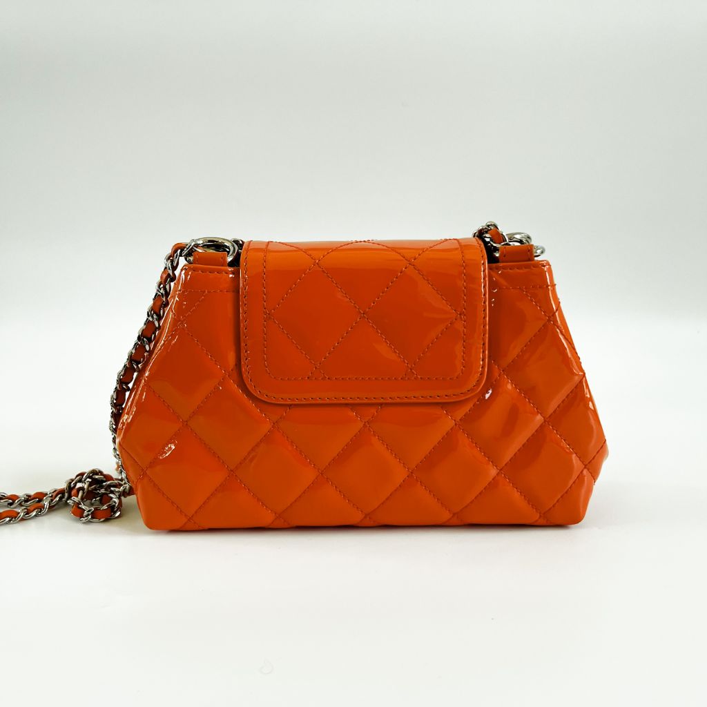 Chanel Coco Shine Accordion Flap quilted mini bag