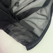 Givenchy black longsleeve 4G sheer bodysuit