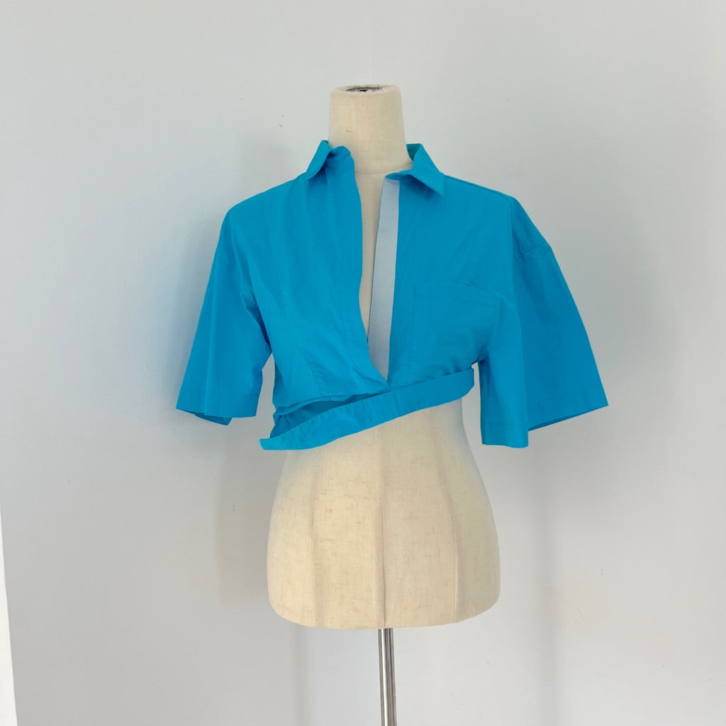 Jacquemus Capri cropped short-sleeve shirt