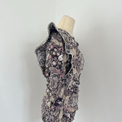 Isabel Marant Printed Silk Bruna Draped Mini Dress