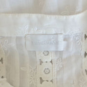 Zimmermann White embroidered Belt Dress