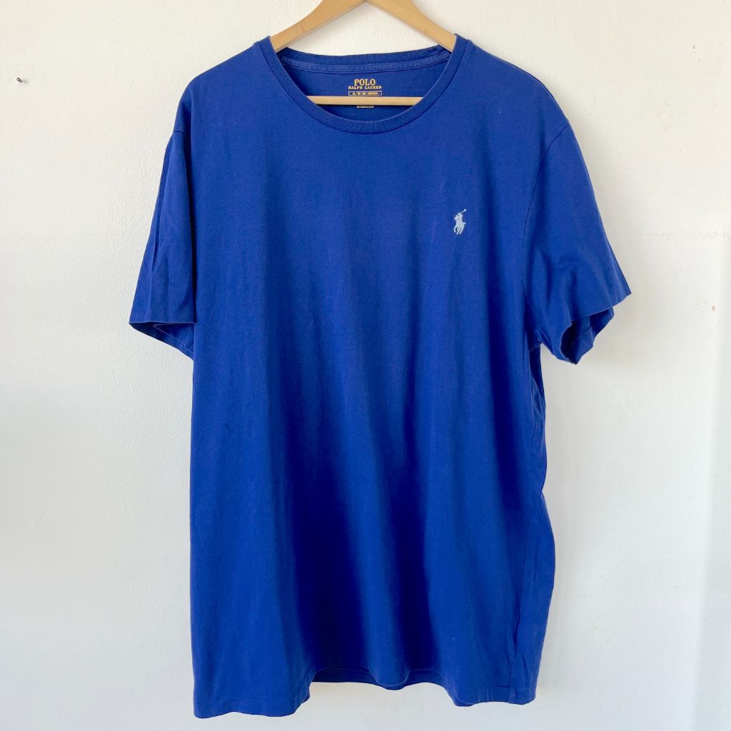 Polo Ralph Lauren blue cotton jersey t shirt
