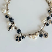 Chanel Pearl, Black Pearl and charm necklace
