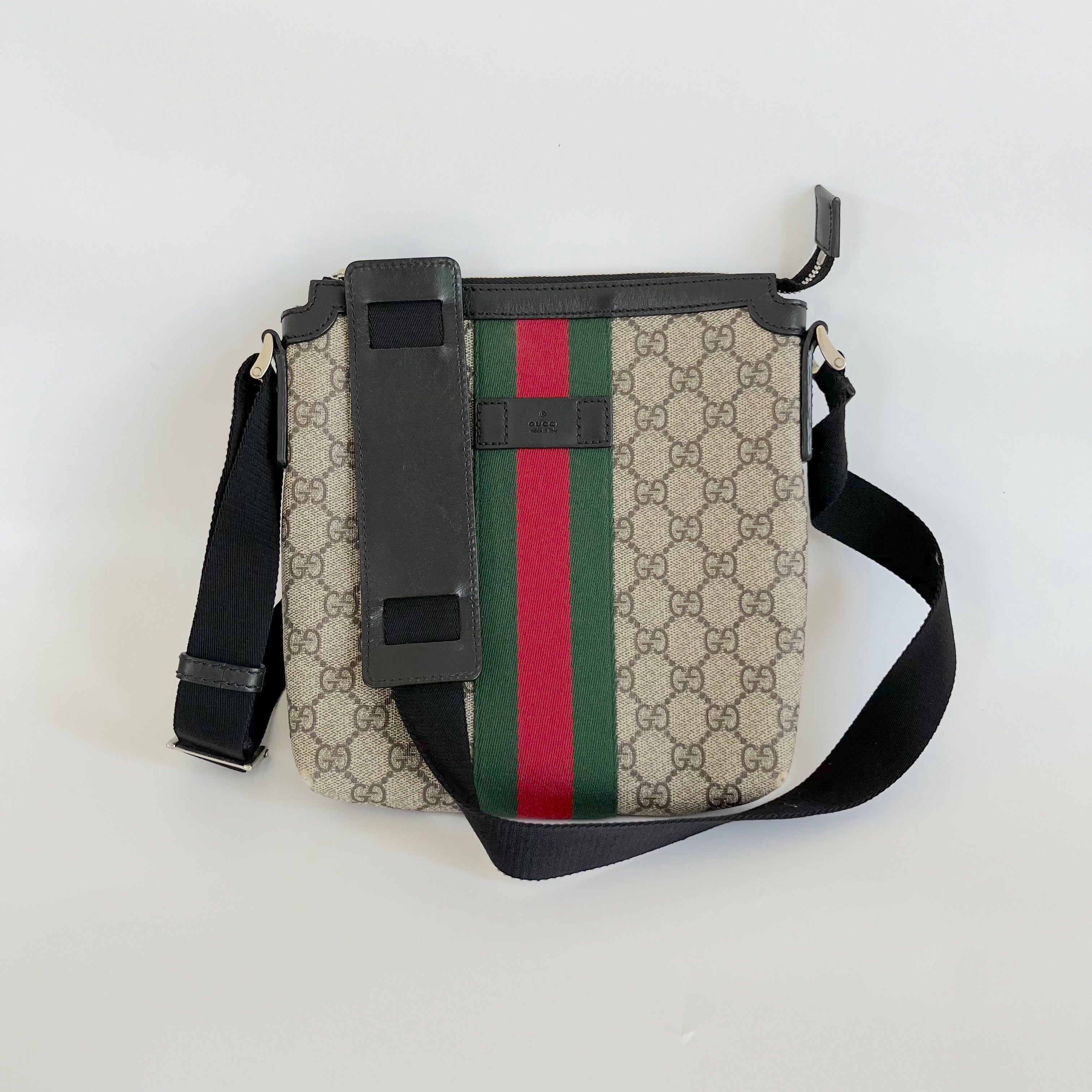 Gucci Original GG Canvas Messenger Bag at Jill's Consignment