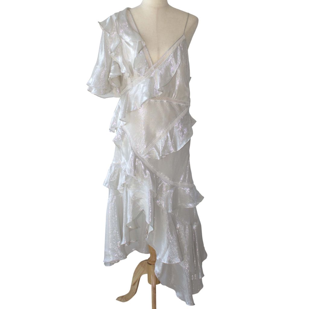 acler silver dress Acler- Toronto dress rental Black Book Style