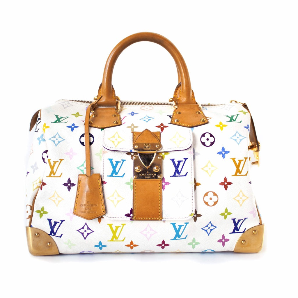 Louis Vuitton X Takashi Murakami. Speedy Handbag, 2006. Auction